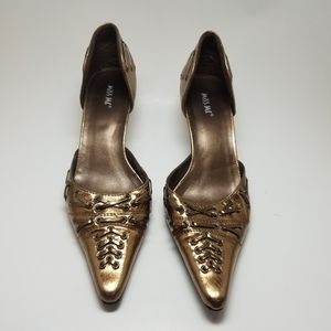 Mossimo Women's size 7.5 gold heels